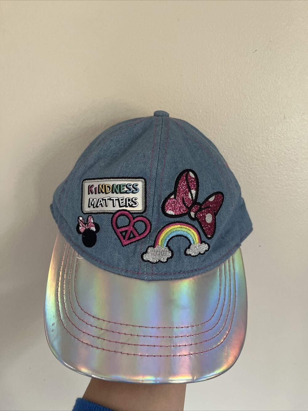 Disney Parks Kindness Matters Minnie Mouse Baseball Hat Cap Adult NWT